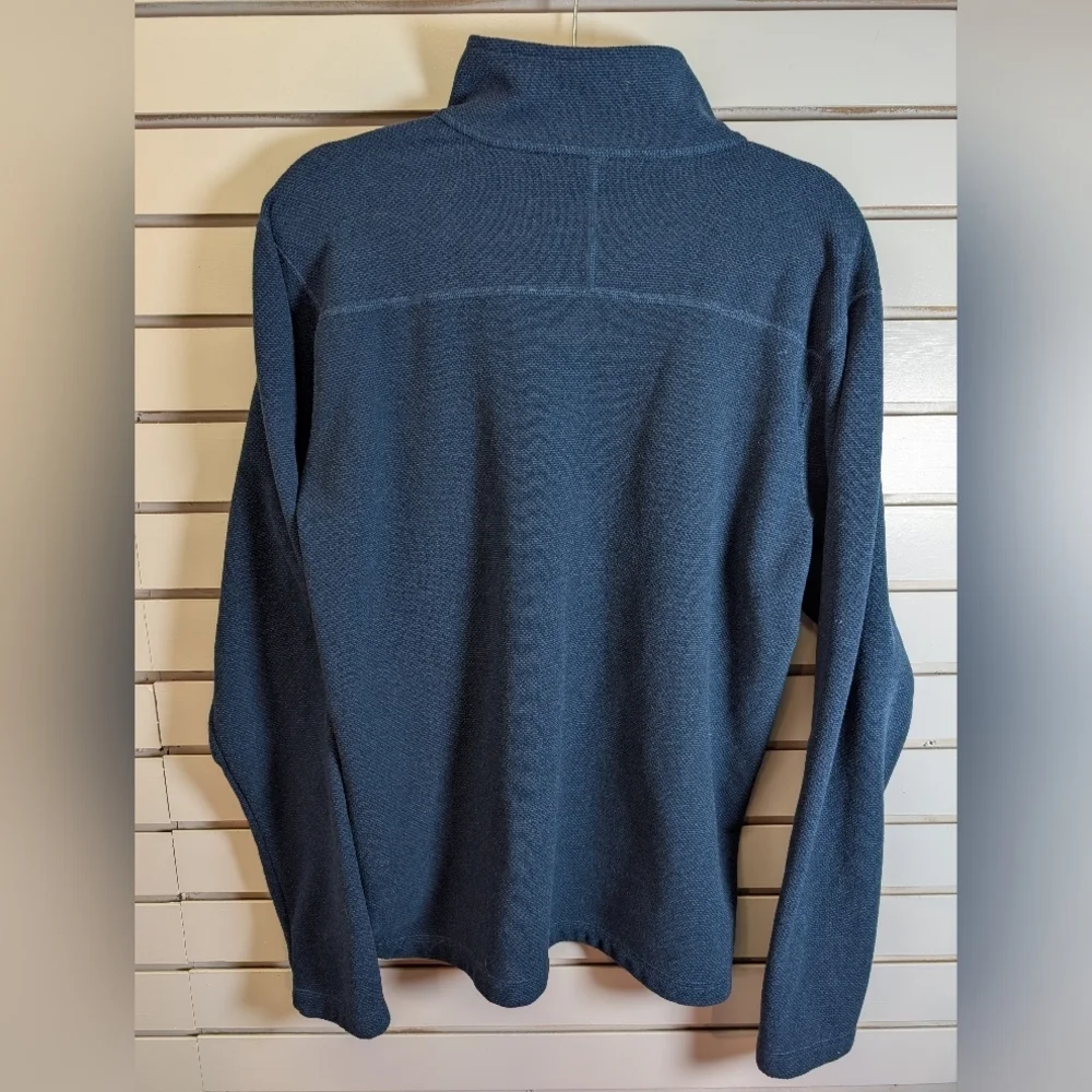 The North Face Textured Cap Rock 1/4 Zip Fleece Pullover Size L